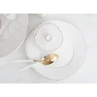 Ares Oro & White 5-Piece Place Setting