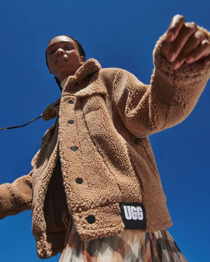Frankie Sherpa Trucker Jacket
