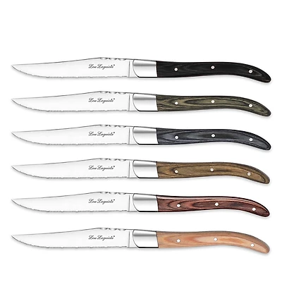 Couzon Lou Laguiole Louis Steak Knife, Set of 6