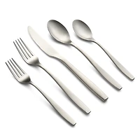 Cambridge Silversmiths Averie Satin 20 Piece Flatware Set, Service for 4