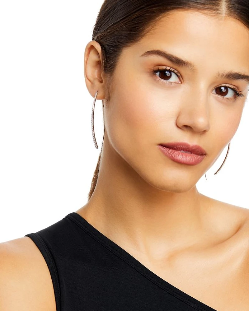 Diamond Threader Earrings in 14K Gold