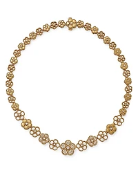 Roberto Coin 18K Yellow Gold Daisy Diamond Graduated Collar Necklace, 16 - Exclusive