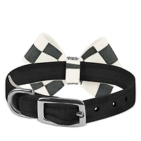 Windsor Check Nouveau Bow 1/2" Collar