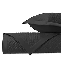 Basketweave Euro Quilted Sham, Pair