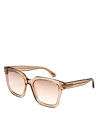 Tom Ford Selby Square Sunglasses, 54mm