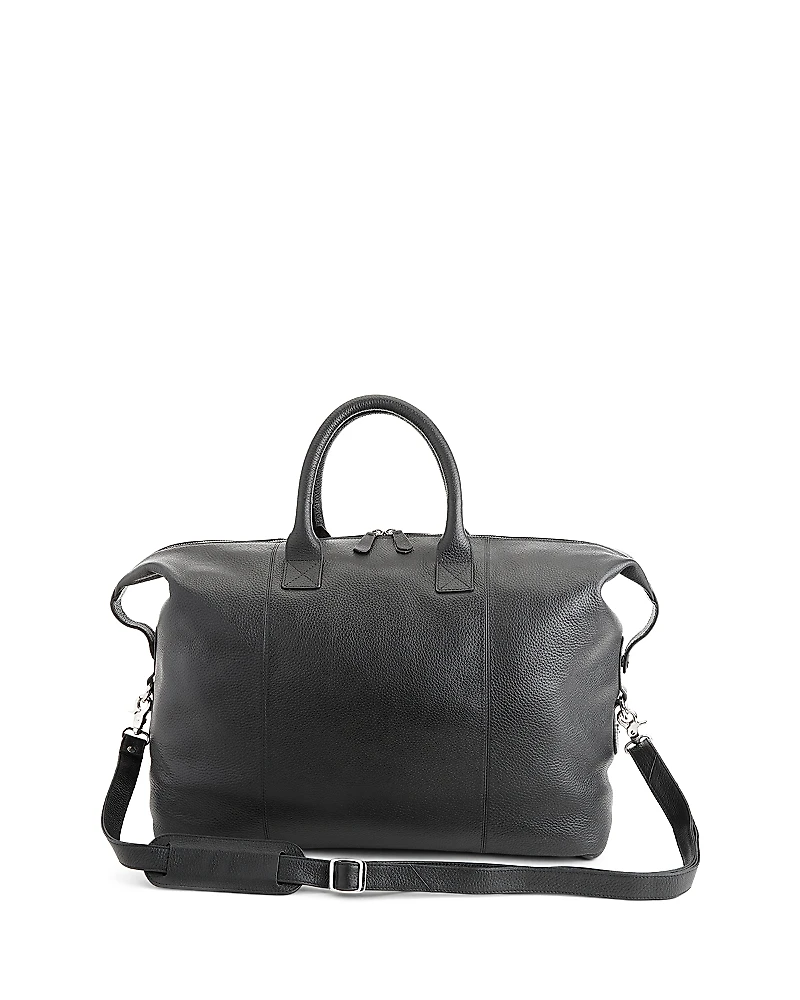Royce New York Pebble Grain Medium Duffle Bag