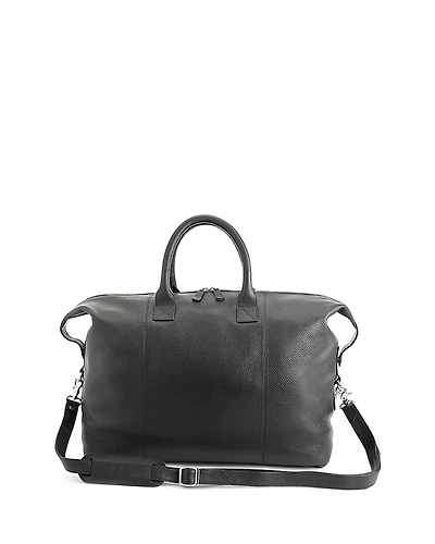 Royce New York Pebble Grain Medium Duffle Bag