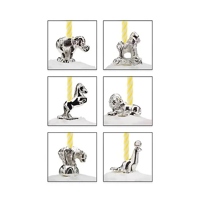 Let's Celebrate 6-Piece Circus Animals Candle Set