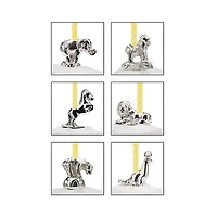 Reed & Barton Let's Celebrate 6-Piece Circus Animals Candle Set