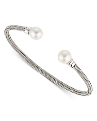 Nadri Cultured Freshwater Pearl Flex Cuff Bracelet