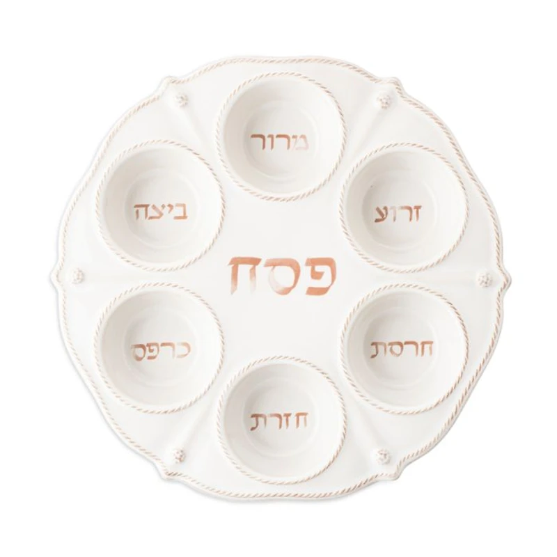 Berry and Thread Seder Plate