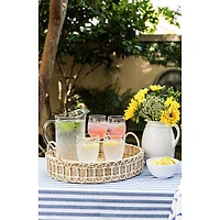 Provence Rattan Circle Tray