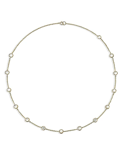 Ippolita 18K Yellow Gold Lollipop Mother of Pearl Station Collar Necklace, 16-18