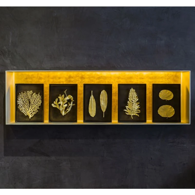 Botanical Leaf Shadow Box