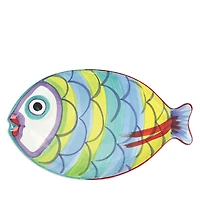 Vietri Pesci Colorati Figural Fish Platter