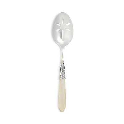 Vietri Aladdin Brilliant Slotted Serving Spoon