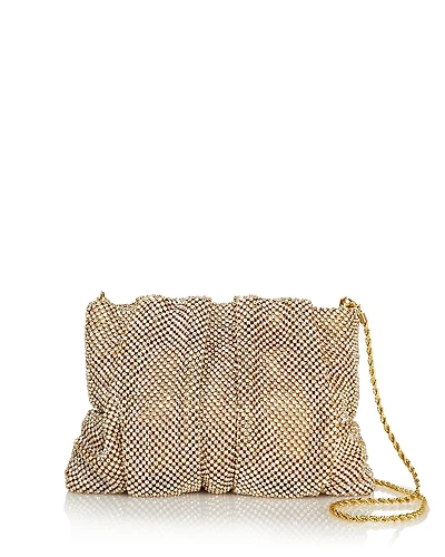Loeffler Randall Ember Crystal Gathered Clutch