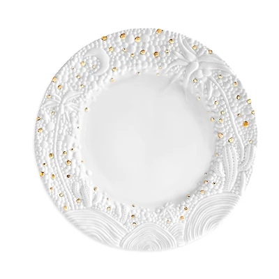 L'Objet Haas Mojave Desert Charger with Gold Accents