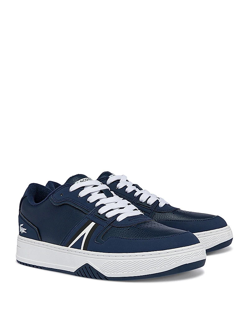 Lacoste Men's L001 Color Pop Leather Sneakers