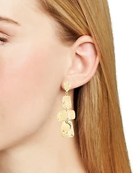 Hammered Sculptural Statement Earrings - Exclusive