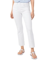 Paige Cindy High Rise Cropped Straight Jeans