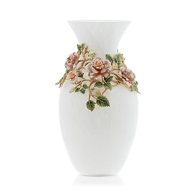 Jay Strongwater Gabrielle Rose Grand Vase