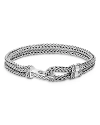 Men's Sterling Silver Classic Chain Double-Row Bracelet