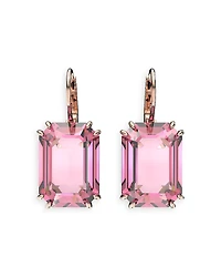 Swarovski Millenia Pink Crystal Drop Earrings