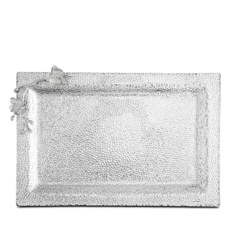 Michael Aram White Orchid Glass Tray