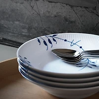 Blue Fluted Mega Pasta Bowl