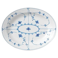 Royal Copenhagen Blue Fluted Plain Oval Platter, 14.25