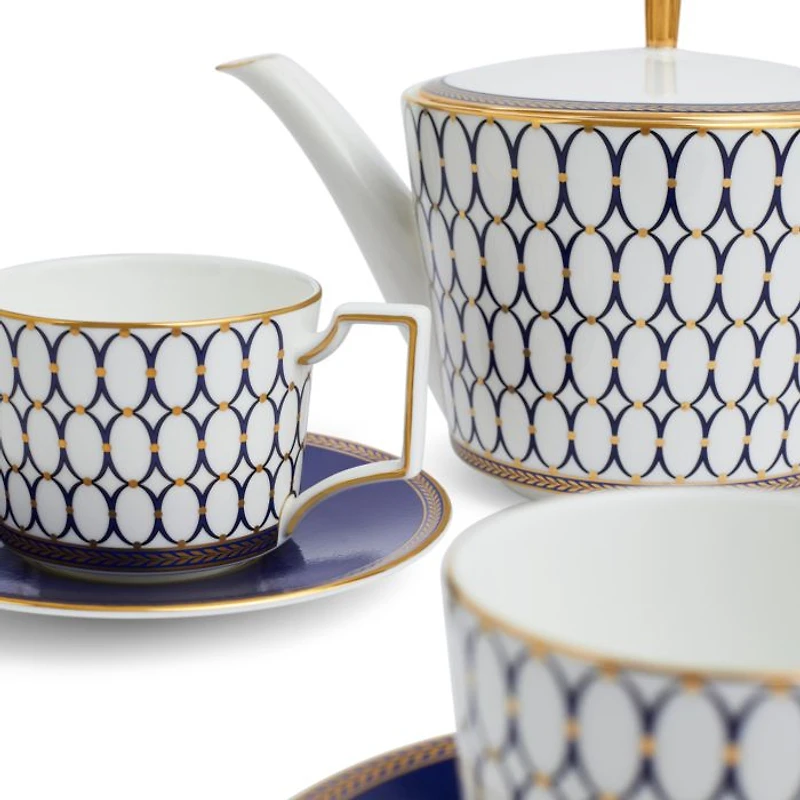 5 Piece Renaissance Gold Tea Set