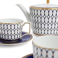 5 Piece Renaissance Gold Tea Set
