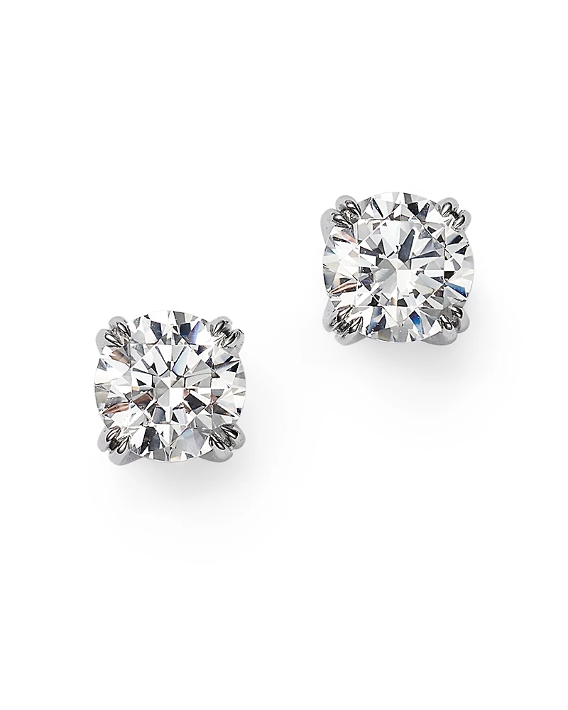 Bloomingdale's Fine Collection Certified Round Diamond Stud Earrings