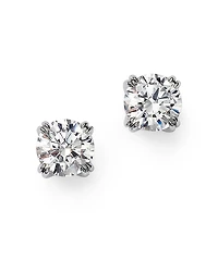 Bloomingdale's Fine Collection Certified Round Diamond Stud Earrings