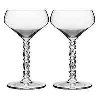 Orrefors Carat Coupe Glass, Set of 2