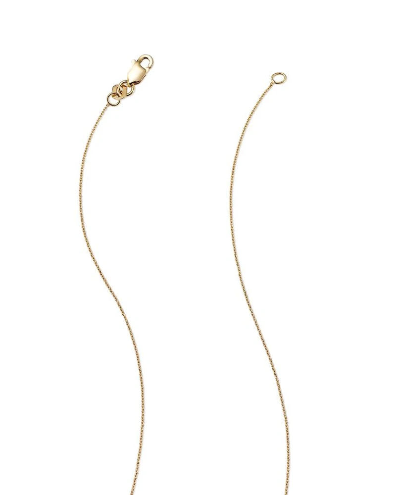 Diamond Heart Pendant Necklace in 14K Yellow Gold, .25 tcw