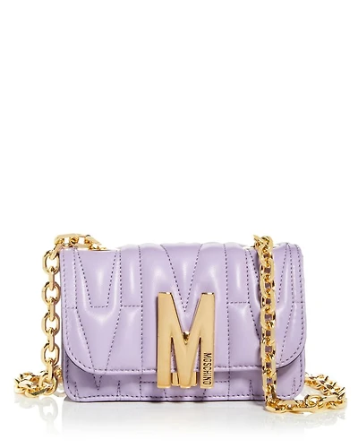 Moschino Micro Leather Shoulder Bag