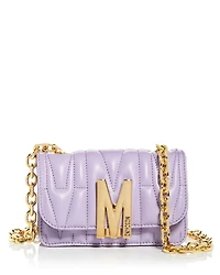 Moschino Micro Leather Shoulder Bag