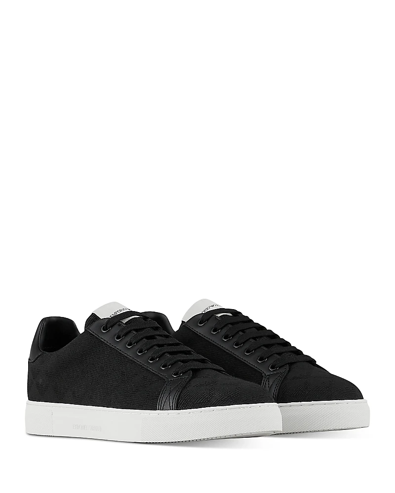 Emporio Armani Men's Eagle Logo Low Top Sneakers