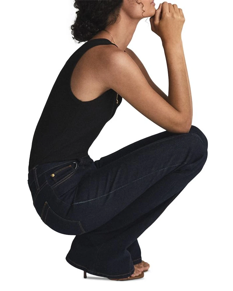 Violet Ribbed Tank Top