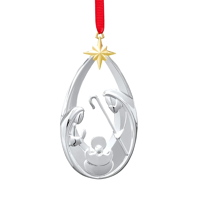 Nambe The Holy Family Ornament