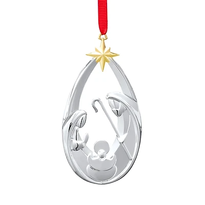 Nambe The Holy Family Ornament