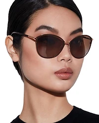 Penelope Polarized Cat Eye Sunglasses, 59mm