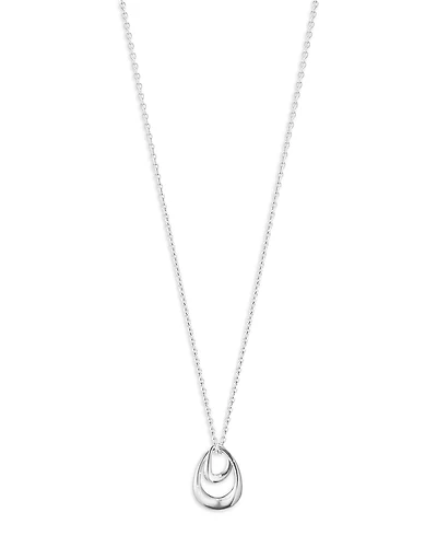 Georg Jensen Sterling Silver Offspring Looped Pendant Necklace