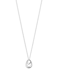 Georg Jensen Sterling Silver Offspring Looped Pendant Necklace