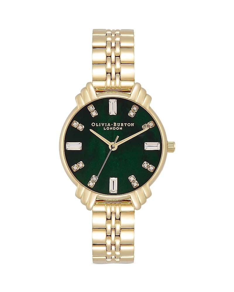 Olivia Burton Art Deco Watch, 30mm