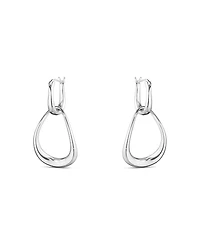 Georg Jensen Sterling Silver Offspring Double Drop Earrings