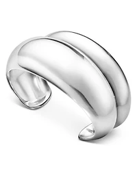 Sterling Silver Curve Bangle Bracelet