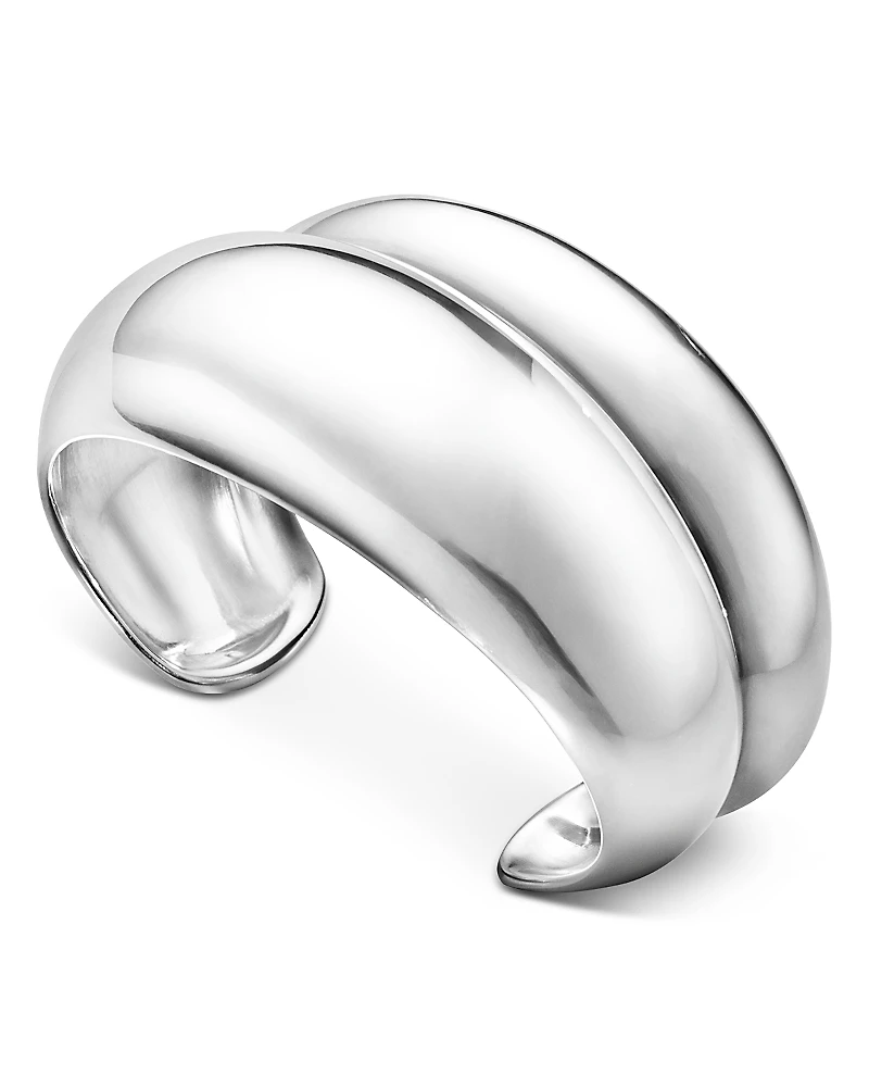 Georg Jensen Sterling Silver Curve Bangle Bracelet